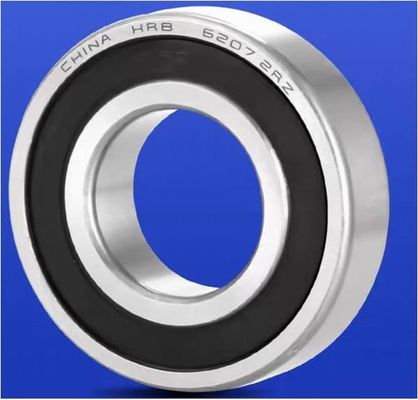 6207 2Z Diepgroefkogellager met verzegelde ring olie beperkende snelheid 11000 R / min