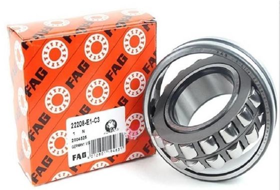 FAG 22208 Afstand C4 C3 C0 Conical Bored Spherical Self Aligning Roller Bearings 80mm OD