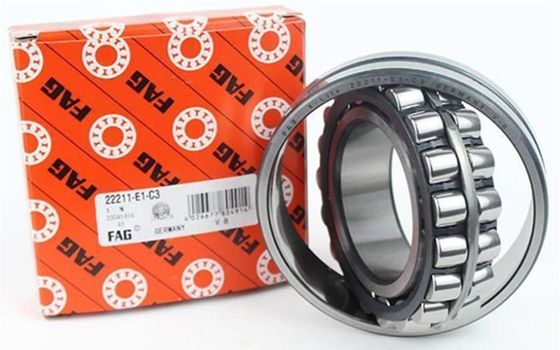 FAG 22211 Dubbele rij zelflijningsrollagervrijheid C4、C3、C0 73.2kN Statische belasting 50 mm ID
