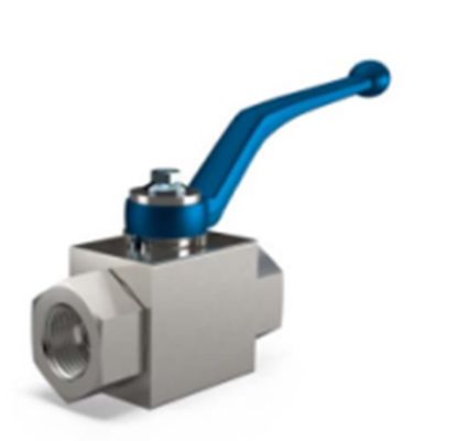 Q11F-16P Die Casting Ball Valve SS316 Body / Ball / Stem POM Ball Seat Length 107mm