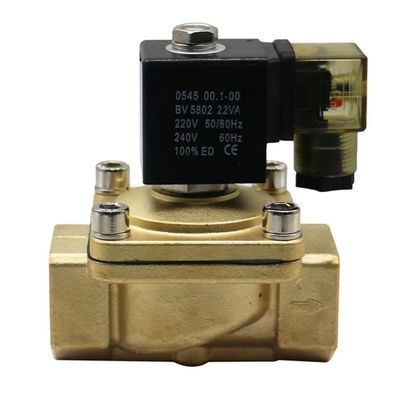 Verbinding van de koperen draad van het lichaam van de elektroventiel Nominale diameter DN10 Normaal gesloten