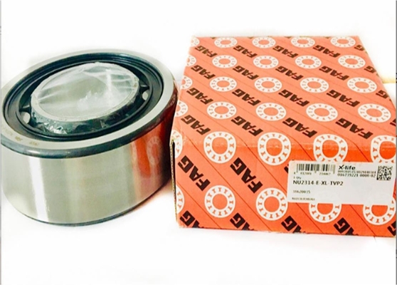 FAG NU2314 P5 Precision Grade Angular Contact Ball Bearing met staalmateriaal en snelheid van smeermiddel van 3800 R/min